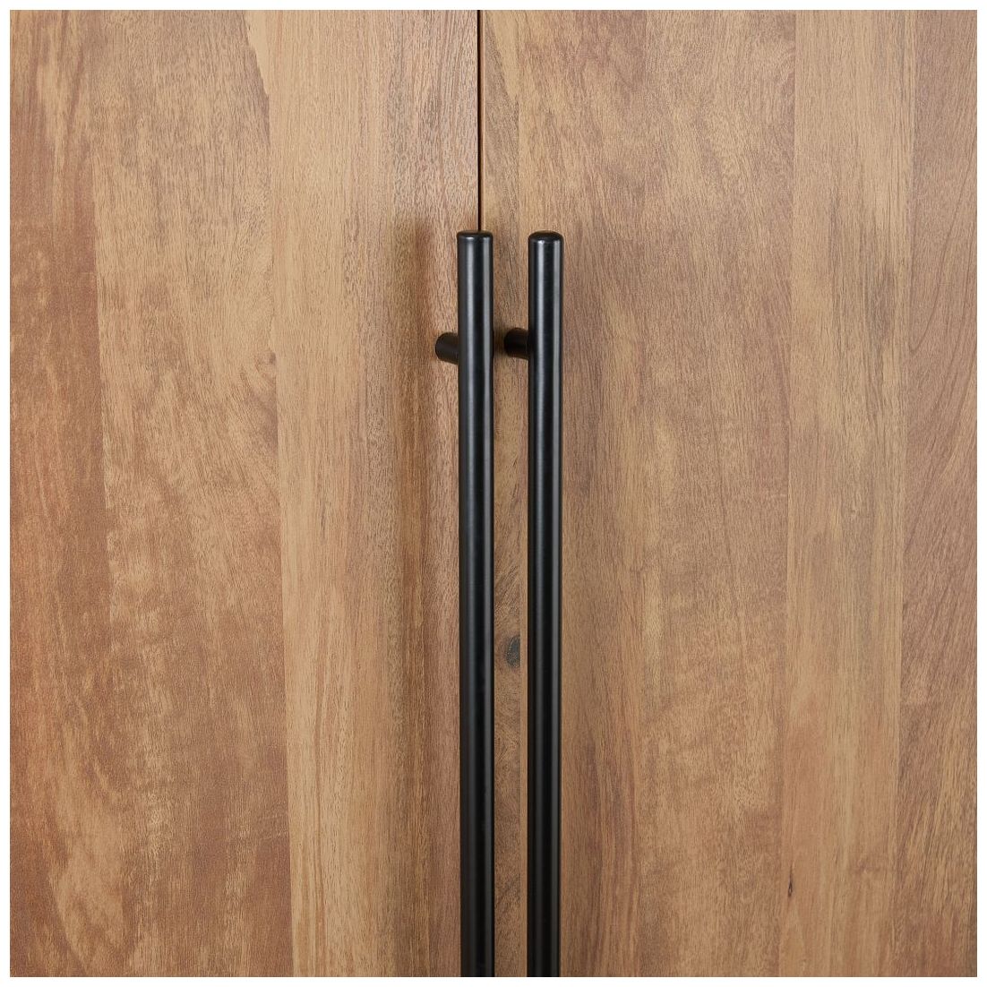 Lee Modern Wardrobe Closet 1.0 with 4 Shelves and 2 Drawers in Golden Brown
