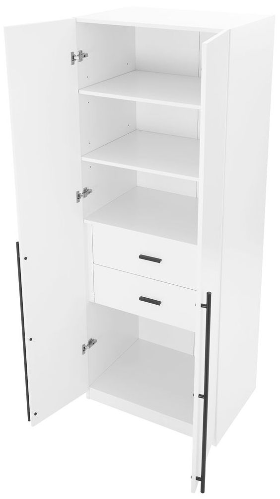 Image 7 Lee Wardrobe Closet 1.0 in White more views