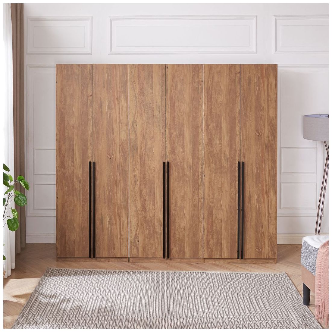 Image 2 Lee Wardrobe Closet 2.0 in Golden Brown - Set of 3 more views