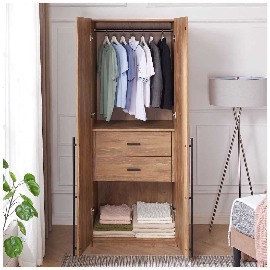 Image 5 Lee Wardrobe Closet 2.0 in Golden Brown more views