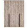 Lee Wardrobe Closet 2.0 in Rustic Grey - Set of 2