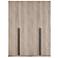 Lee Wardrobe Closet 2.0 in Rustic Grey - Set of 2