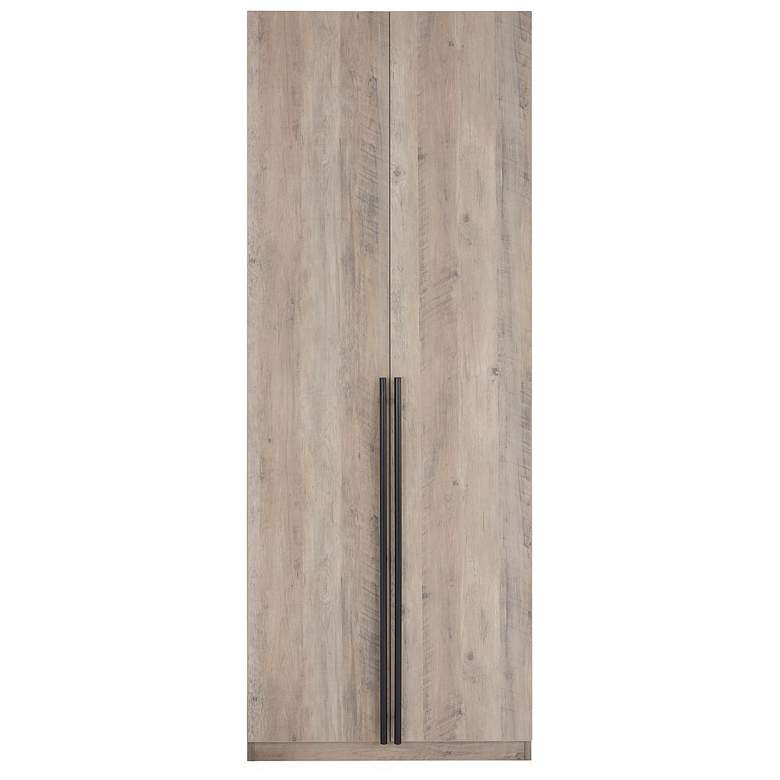 Image 1 Lee Wardrobe Closet 2.0 in Rustic Grey