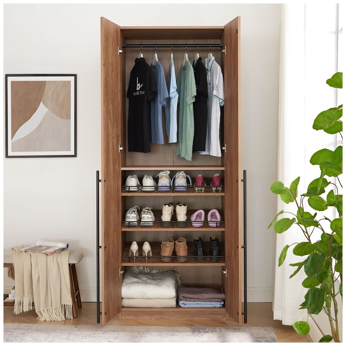 Image 4 Lee Wardrobe Closet 3.0 in Golden Brown more views