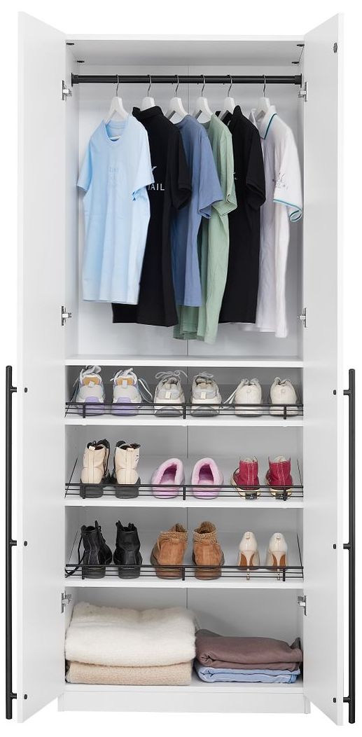 Image 6 Lee Wardrobe Closet 3.0 in White more views