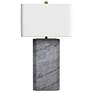 Leed 27" Modern Styled Gray Table Lamp