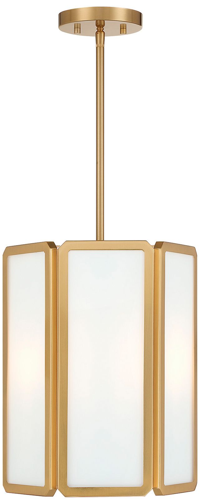 Thumbnail2 of Leeds 3-Light Pendant in Warm Brass