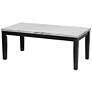 4_Leef 3-Piece White Coffee Table Set more views