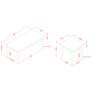 7_Leef 3-Piece White Coffee Table Set more views