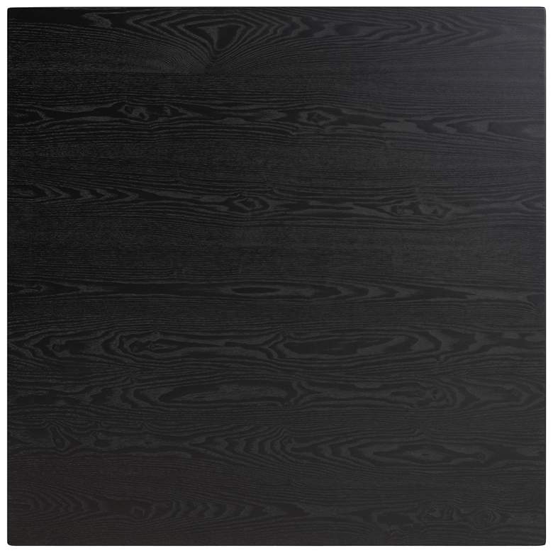 Image 3 Leena 35 1/2" Wide Black Wood Counter Height Pub Table more views