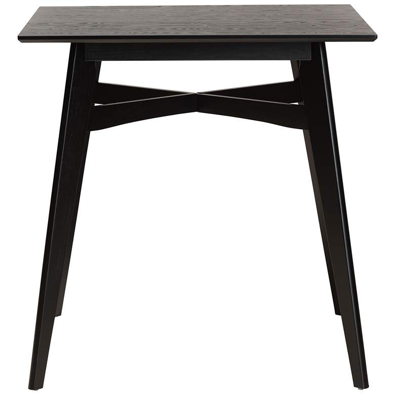 Image 5 Leena 35 1/2" Wide Black Wood Counter Height Pub Table more views