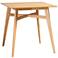 Leena 35 1/2" Wide Natural Oak Counter Height Pub Table
