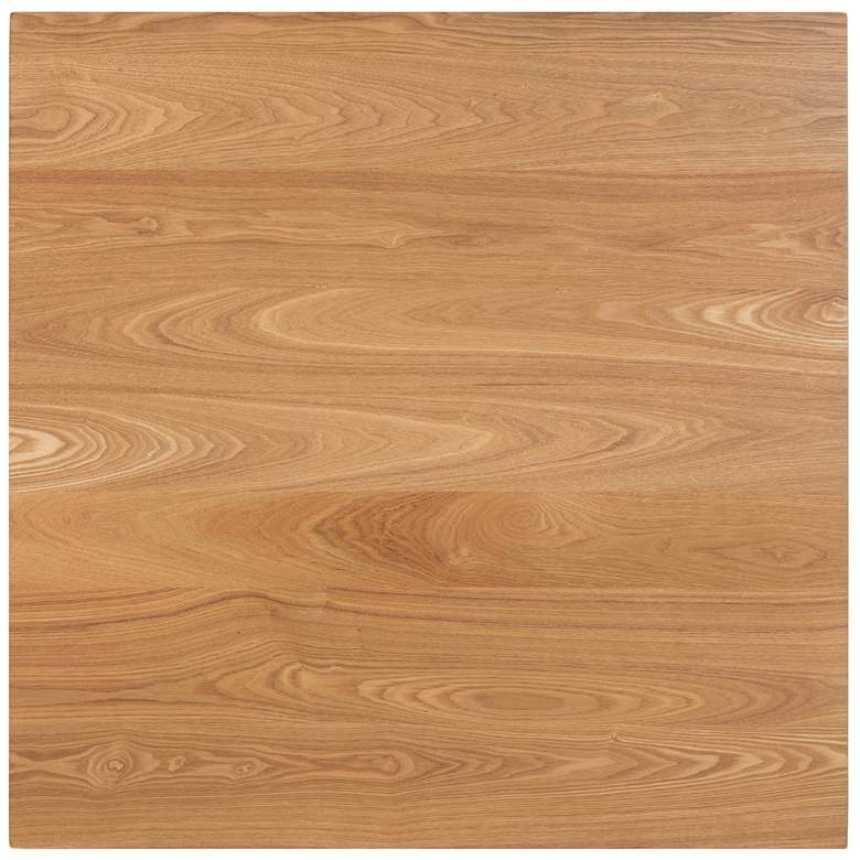 Image 3 Leena 35 1/2" Wide Natural Oak Counter Height Pub Table more views
