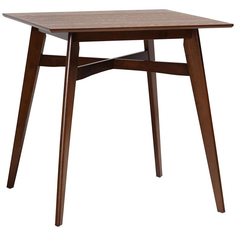 Image 2 Leena 35 1/2" Wide Walnut Brown Counter Height Pub Table