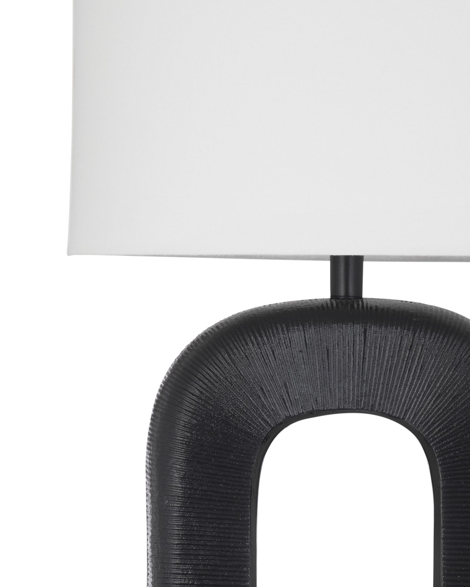 Image 4 Leers 31" Modern Styled Black Table Lamp more views