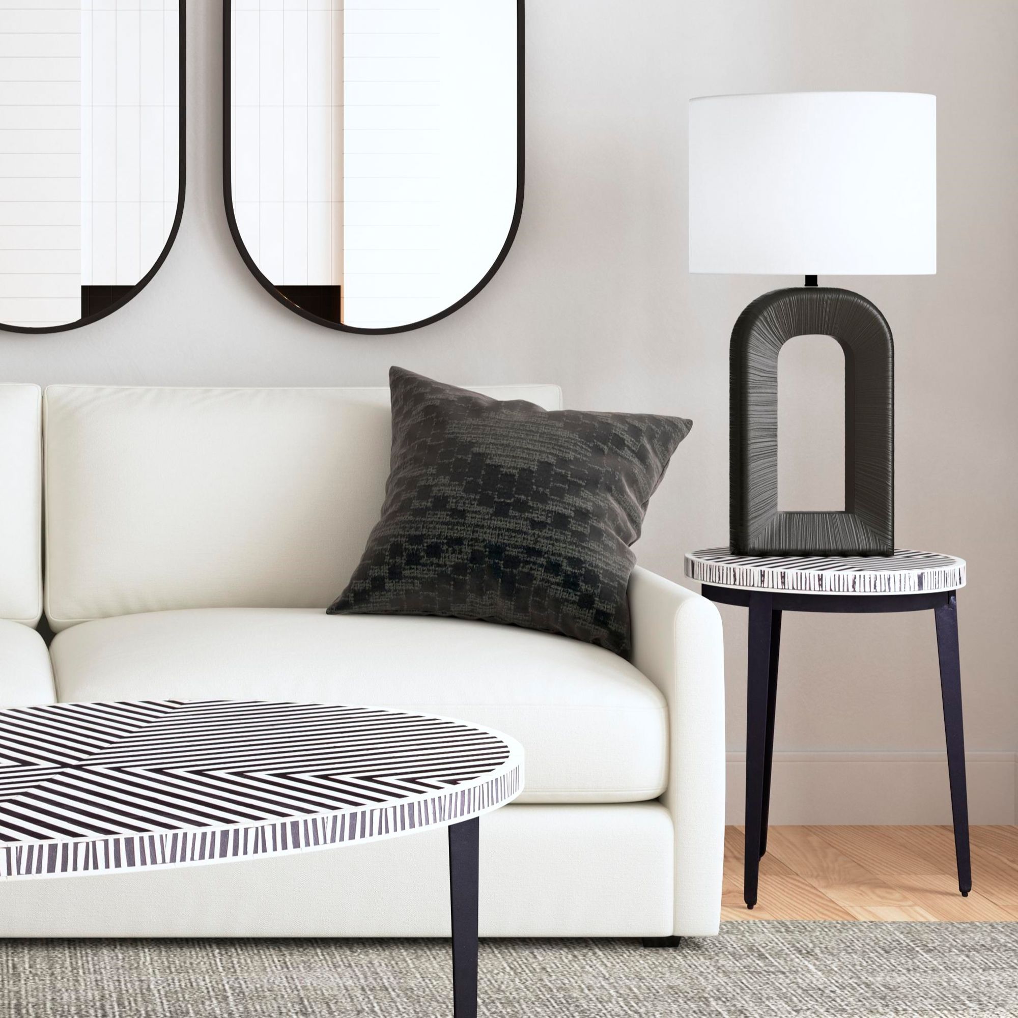 Image 5 Leers 31" Modern Styled Black Table Lamp more views