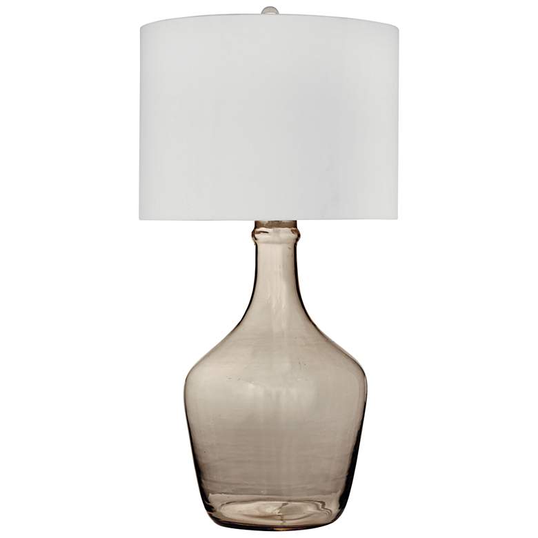 Image 1 Leeza 36" High Blue And Cream Table Lamp