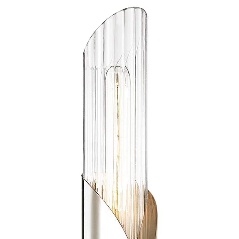 Image 2 Lefferts 26" High Polished Nickel 2-Light Wall Sconce more views