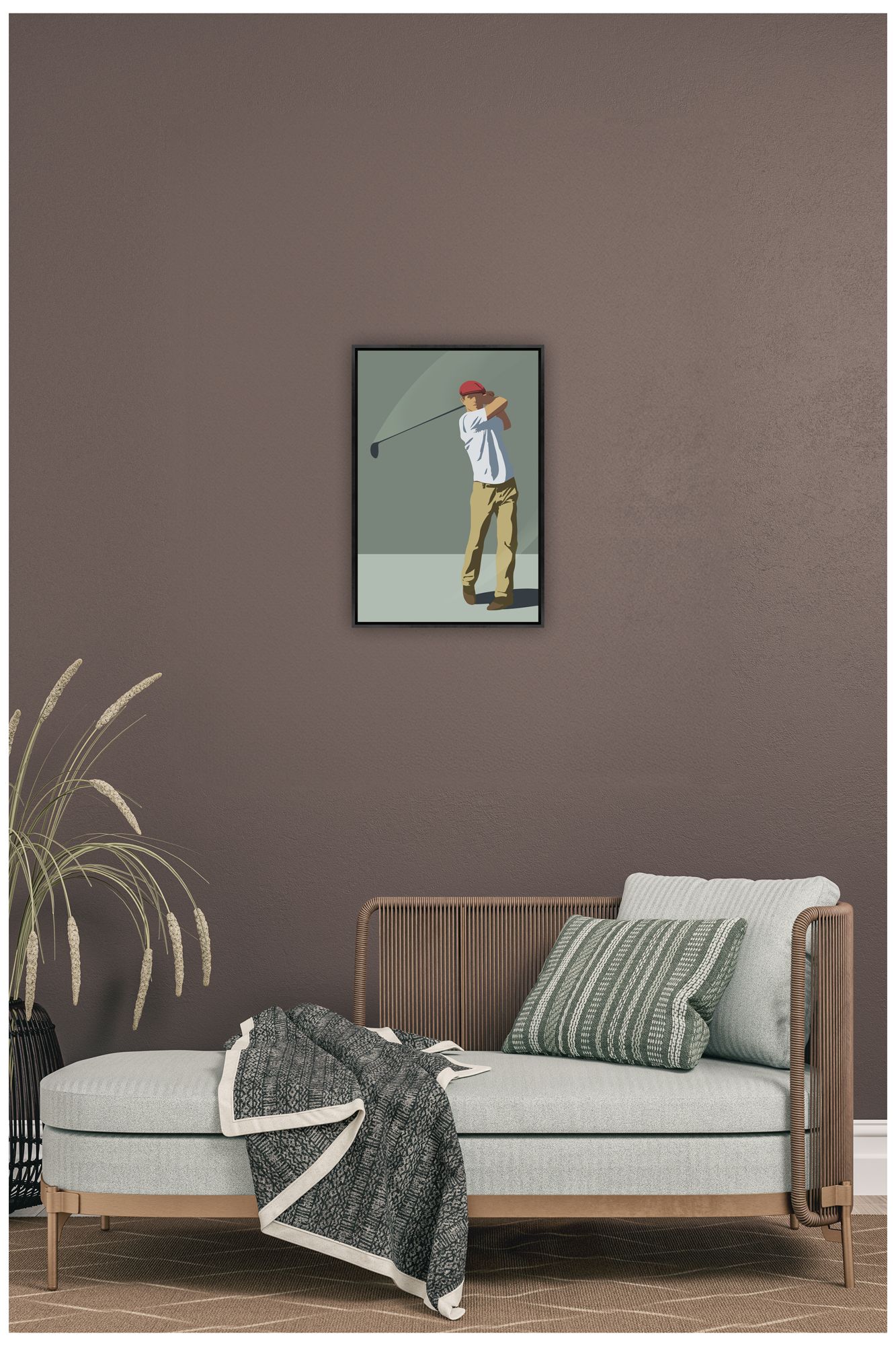Image 3 Leftbank Art, Golfer I, 20 x 30, Made to more views