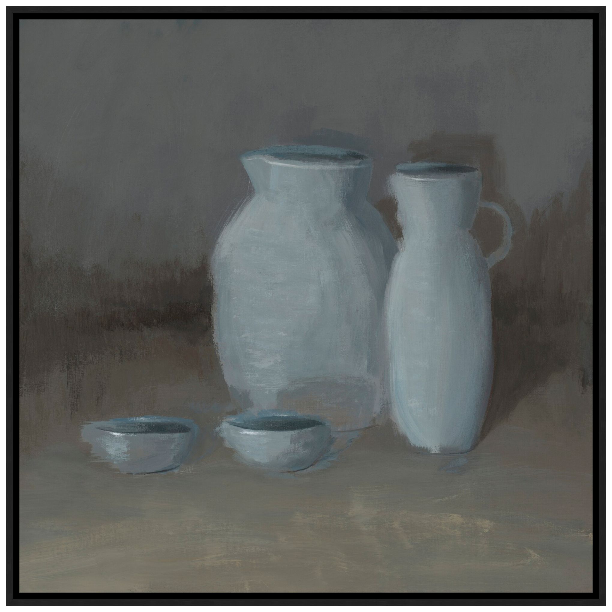 Image 2 Leftbank Art, Gray Pottery II, 30 x 30,