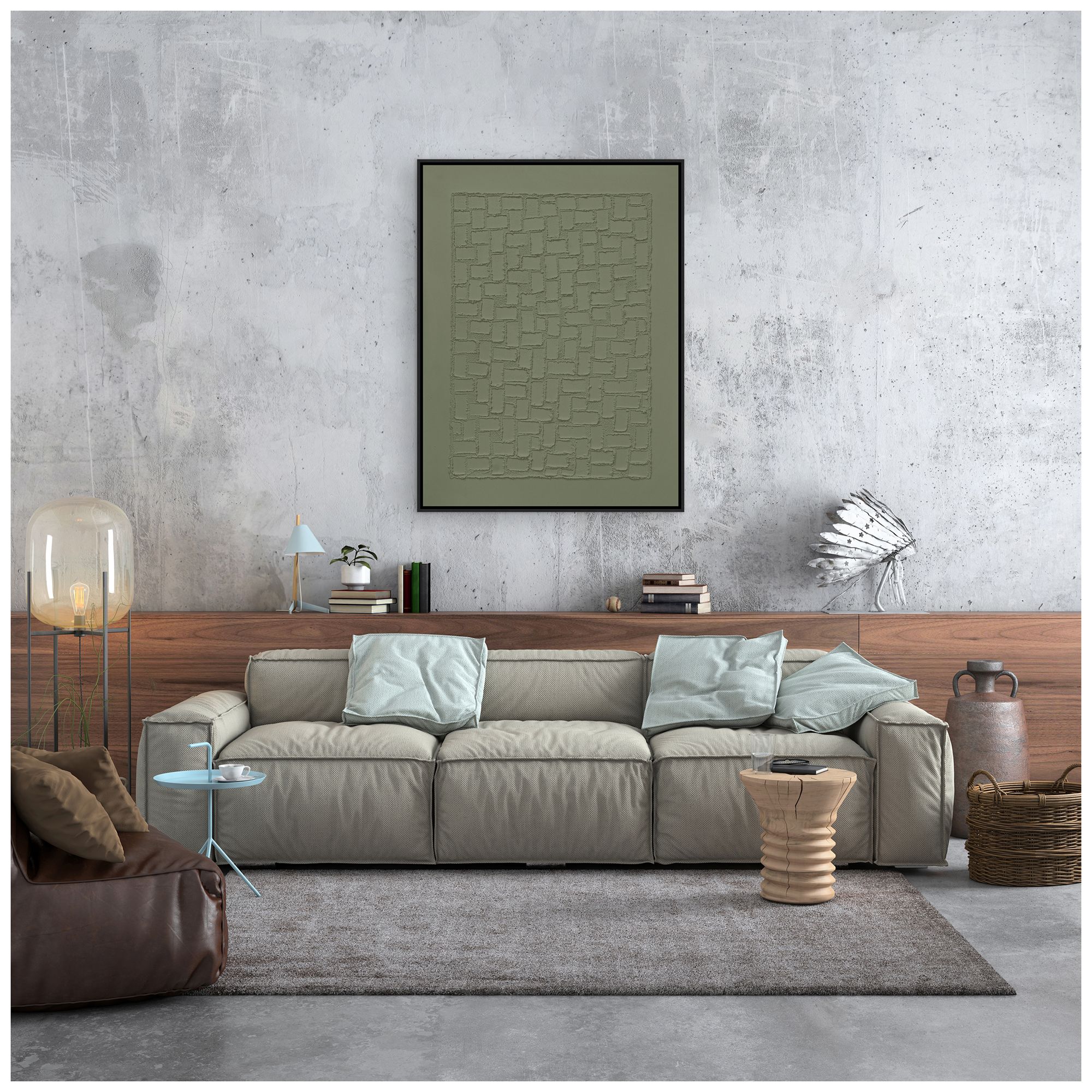 Image 2 Leftbank Art, Green Vestige V, 30 x 40, more views