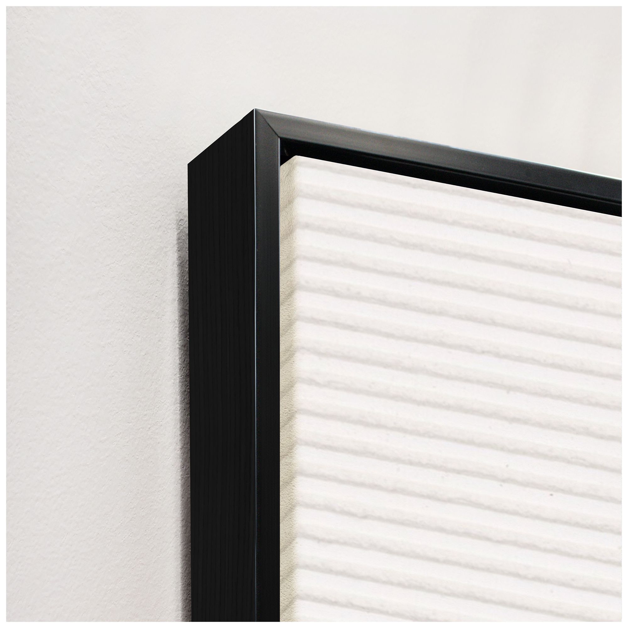 Image 3 Leftbank Art, Point of Reference II, 30 x 30, Poly Black Floater Frame more views