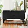 1_Legend 28" Wide Black Glaze Ash Veneer Nightstand w/ Drawer