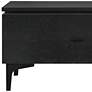 3_Legend 28" Wide Black Glaze Ash Veneer Nightstand w/ Drawer more views