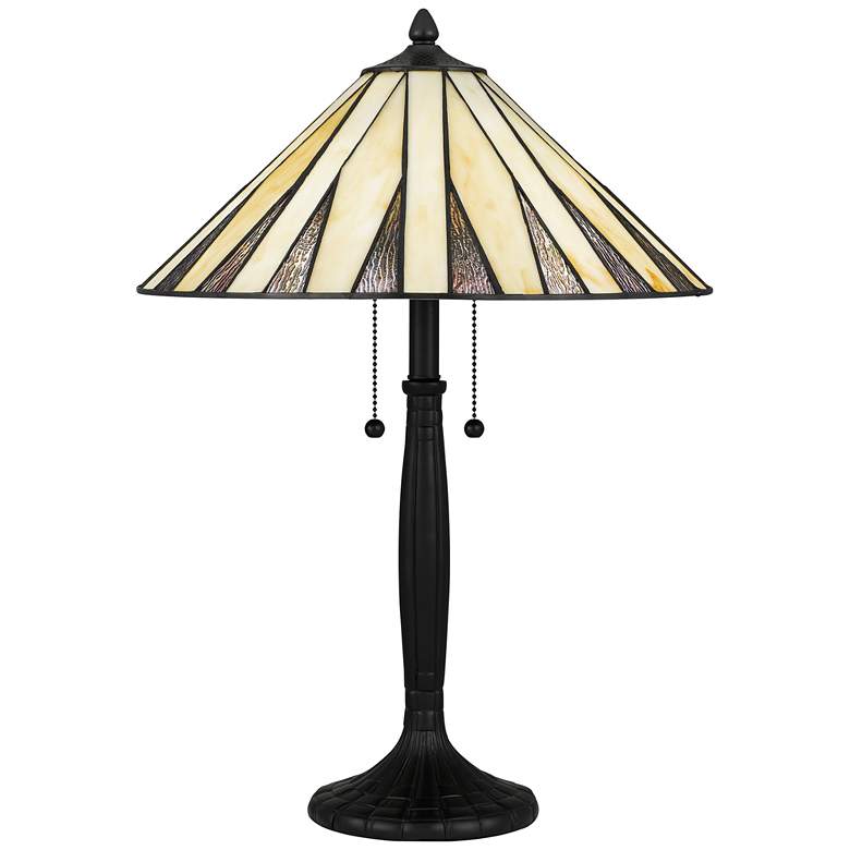 Image 1 Legend 2-Light Matte Black Table Lamp