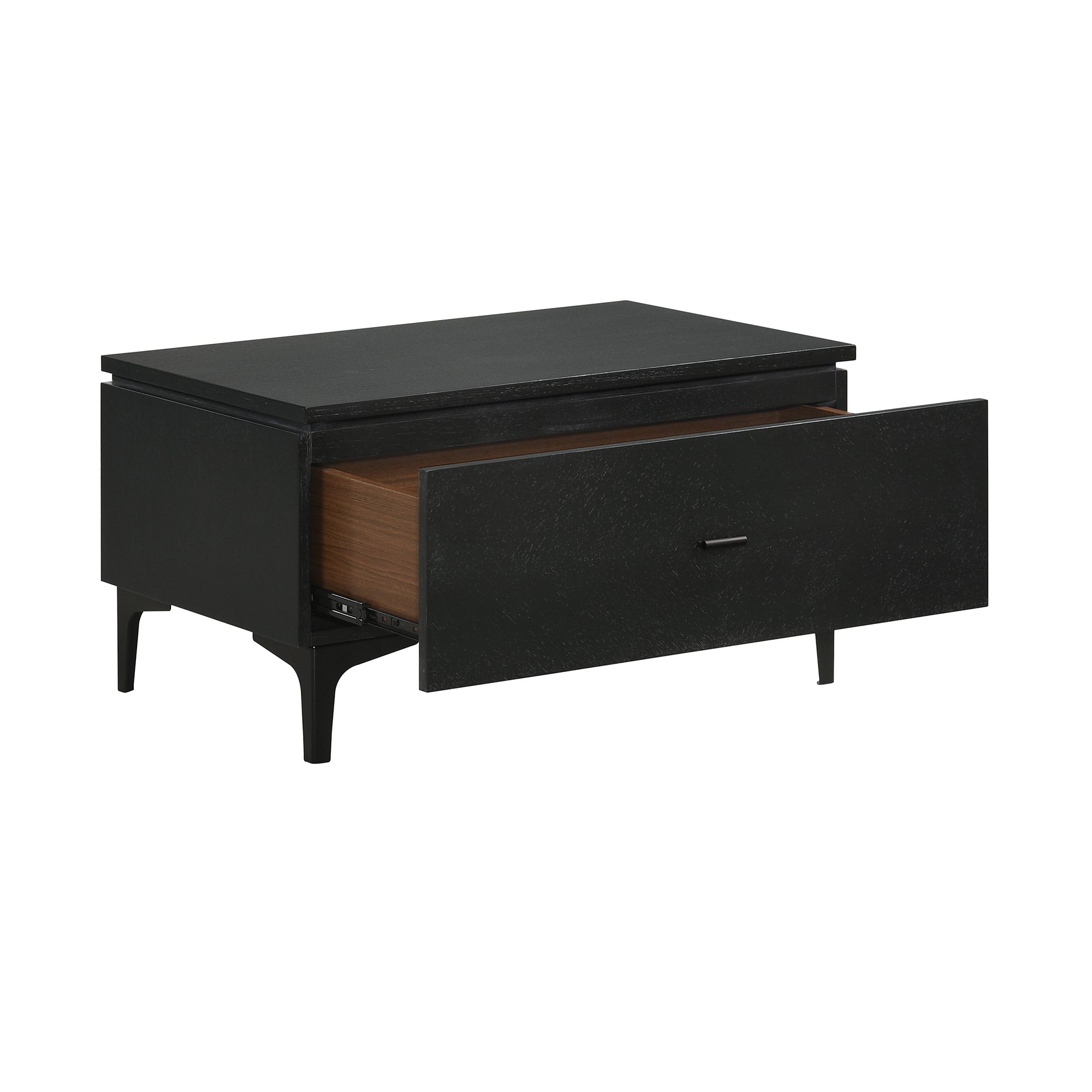 Image 5 Legend 3 Piece King Bedroom Set in Rubberwood, Metal and Fabric more views