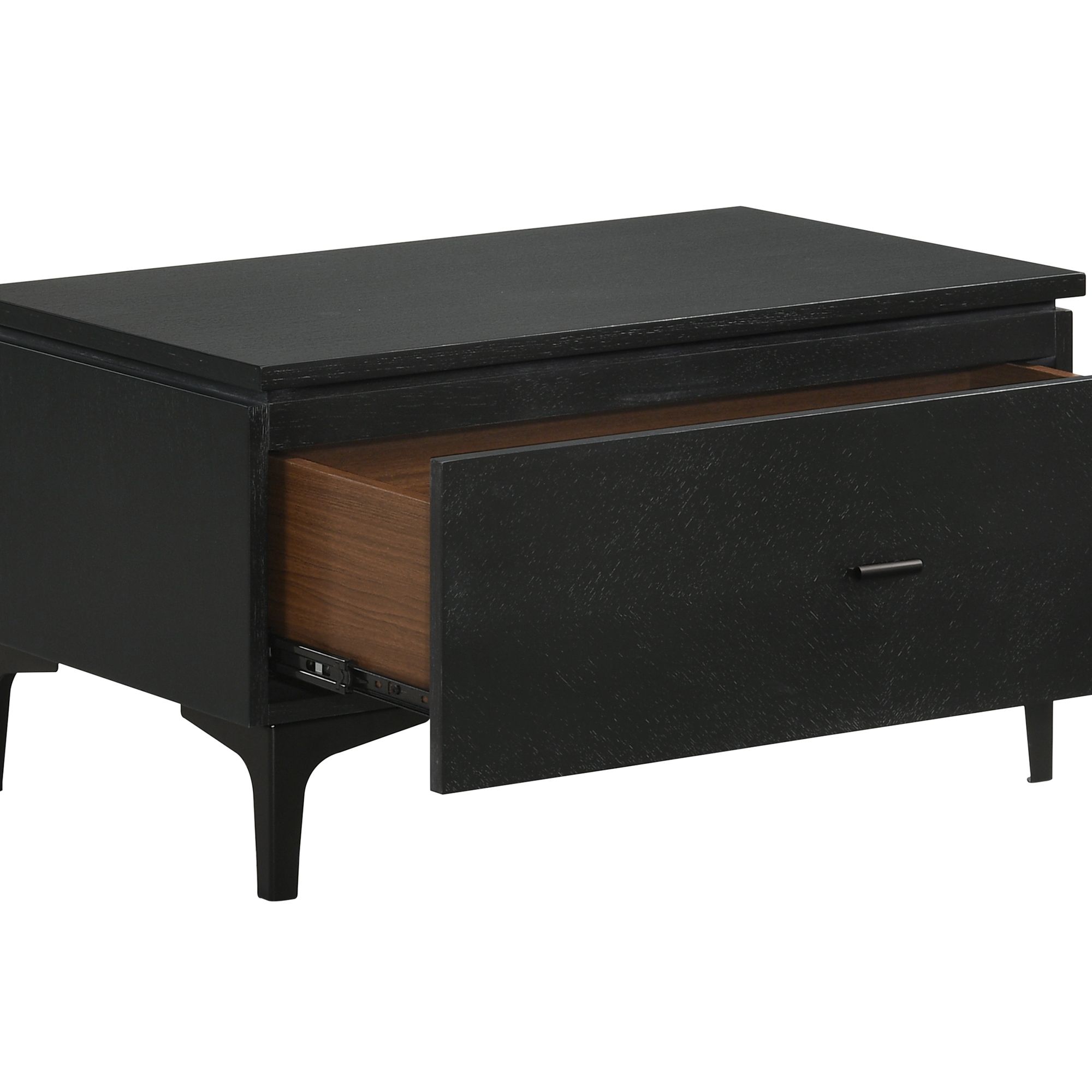 Image 7 Legend 3 Piece King Bedroom Set in Rubberwood, Metal and Fabric more views
