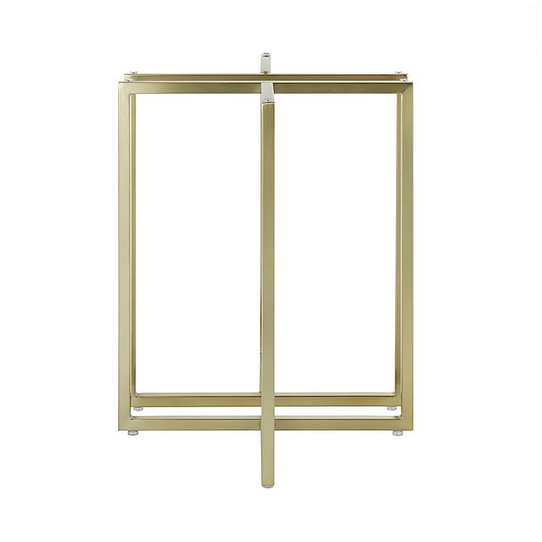 Image 5 Legend 42" Wide Brushed Gold Round Dining Table more views