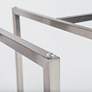 3_Legend 42" Wide Brushed Steel Round Dining Table more views