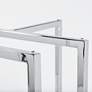 4_Legend 42" Wide Chrome Steel Round Dining Table more views