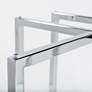 5_Legend 42" Wide Chrome Steel Round Dining Table more views