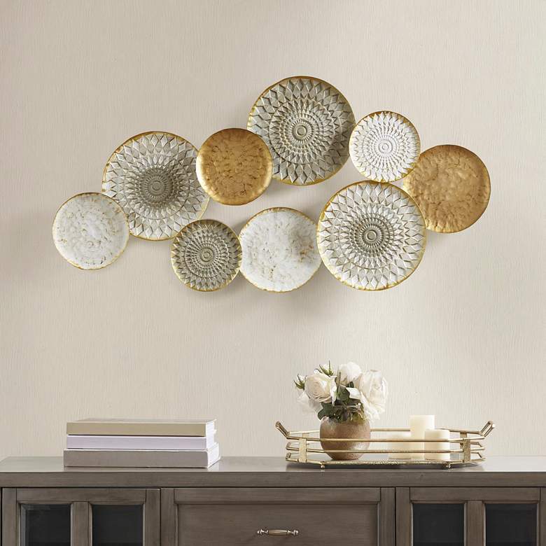 Image 1 Legion 47 1/4" Wide Metal Wall Art