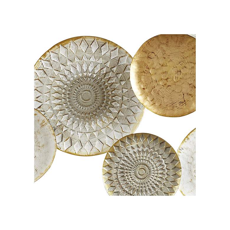 Image 3 Legion 47 1/4" Wide Metal Wall Art more views