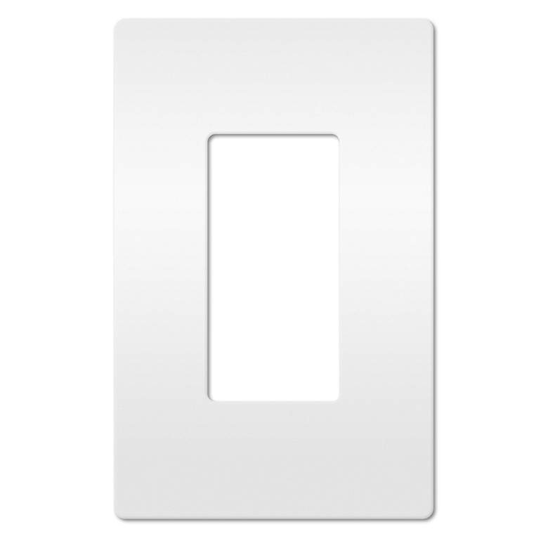 Image 1 Legrand Radiant White Screwless Single Gang Faceplate