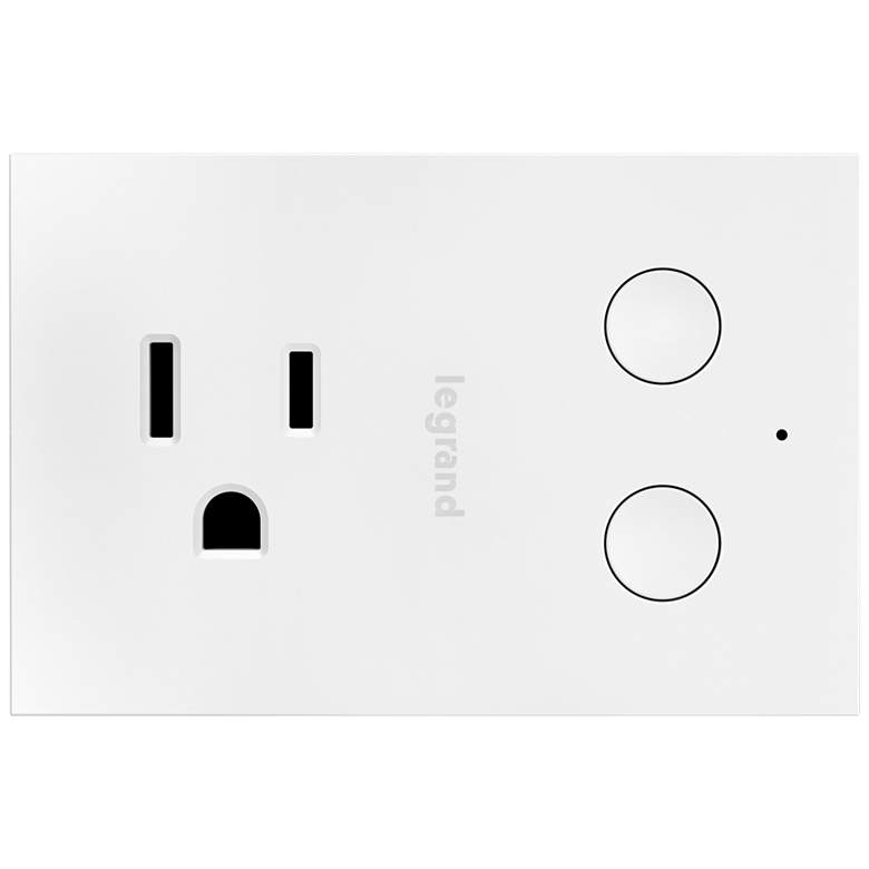 Image 1 Legrand Smart Wi-Fi White Plug-In Dimmer