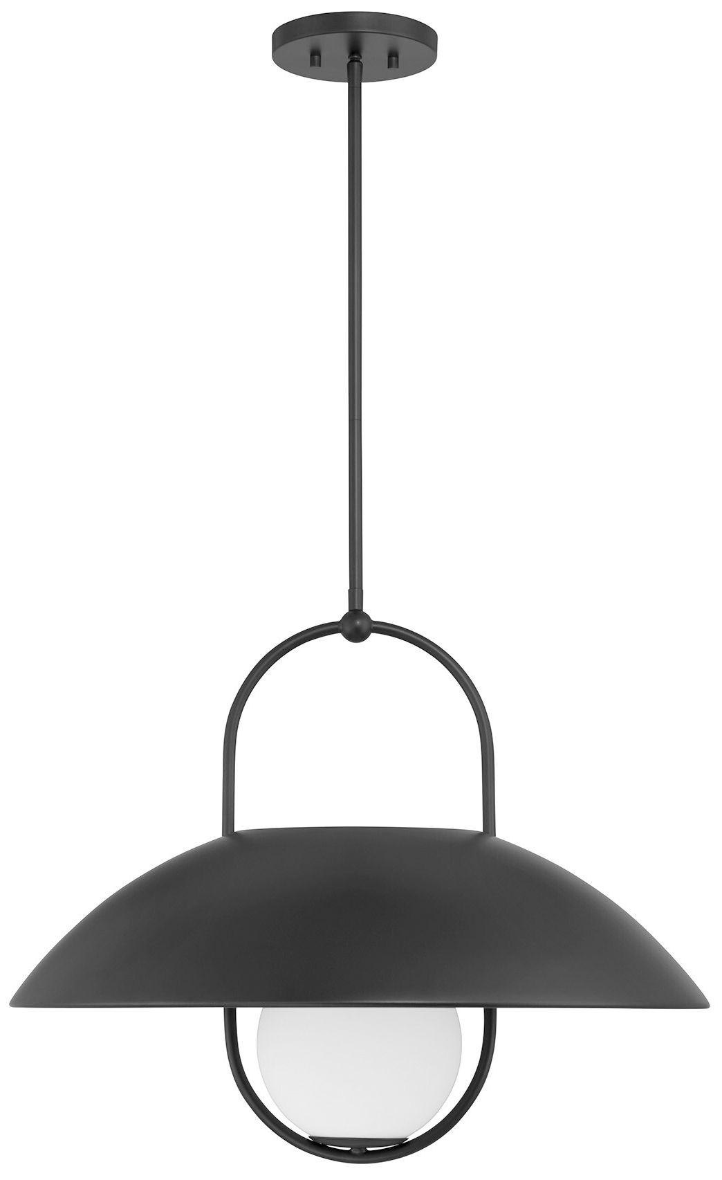 Thumbnail4 of Lehigh 1-Light Pendant in Matte Black more views