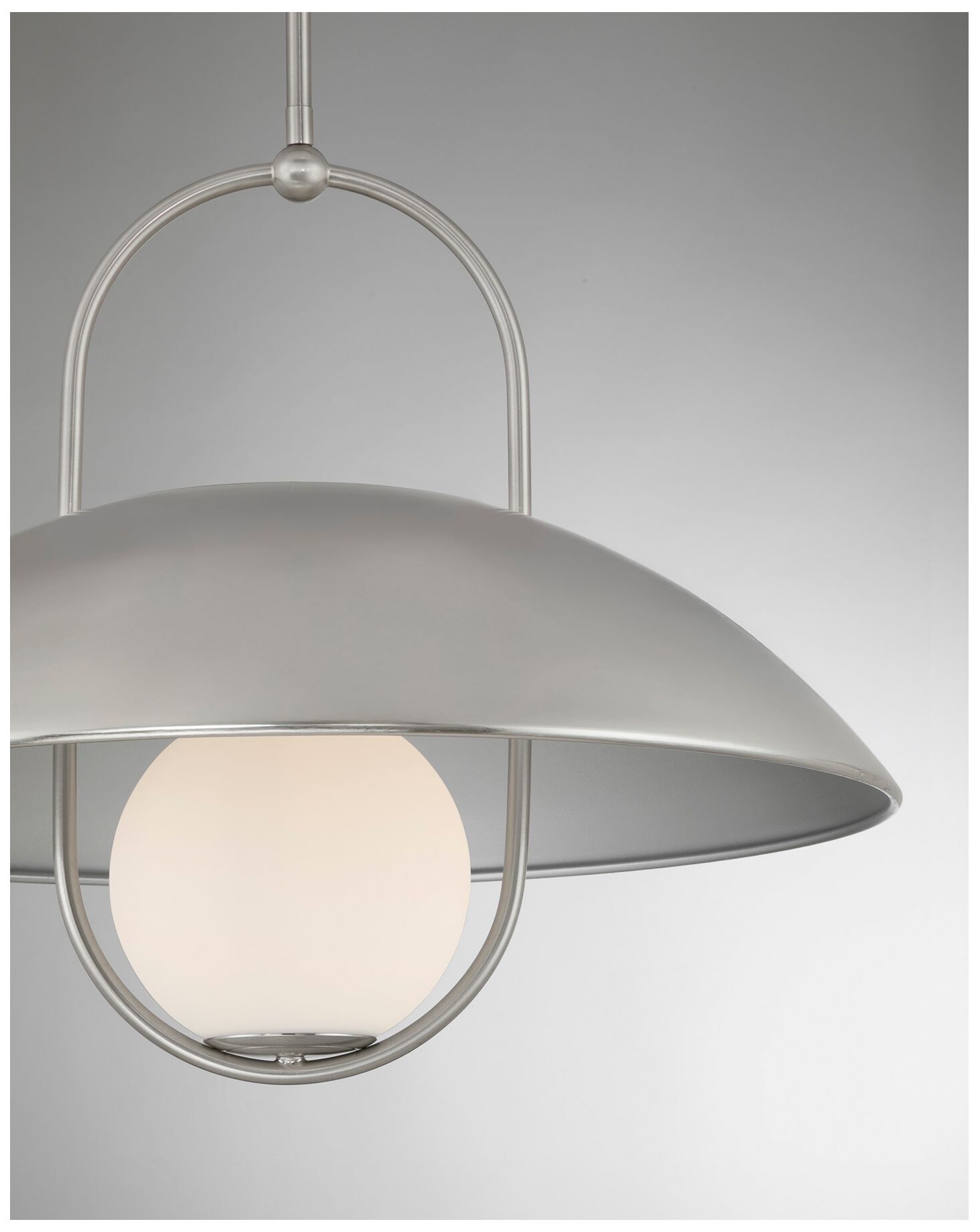 Image 3 Lehigh 1-Light Pendant in Satin Nickel more views