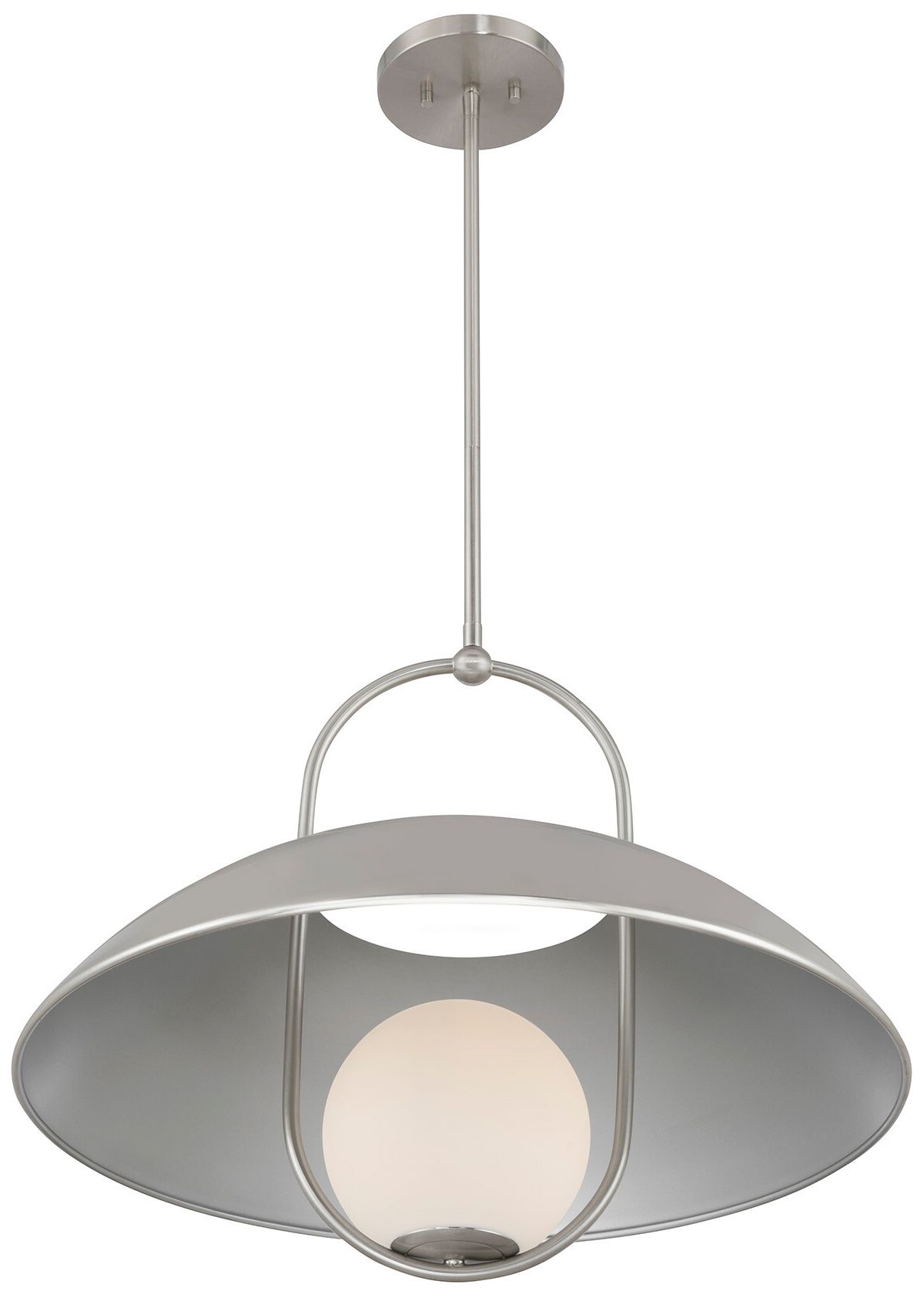 Image 7 Lehigh 1-Light Pendant in Satin Nickel more views