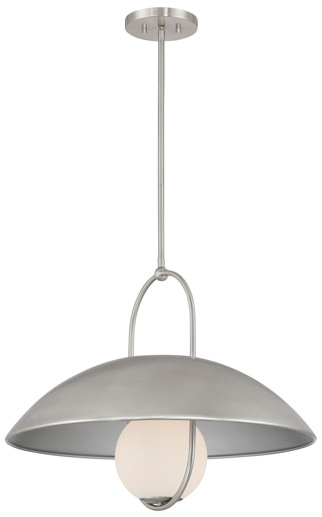 Lehigh 1-Light Pendant in Satin Nickel