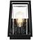 Lehigh 10 1/2" High Black Outdoor Wall Light