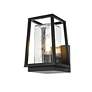 4_Lehigh 10 1/2" High Black Outdoor Wall Light more views