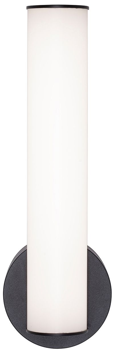 Image 2 Leia 14" High Black LED Wall Sconce more views