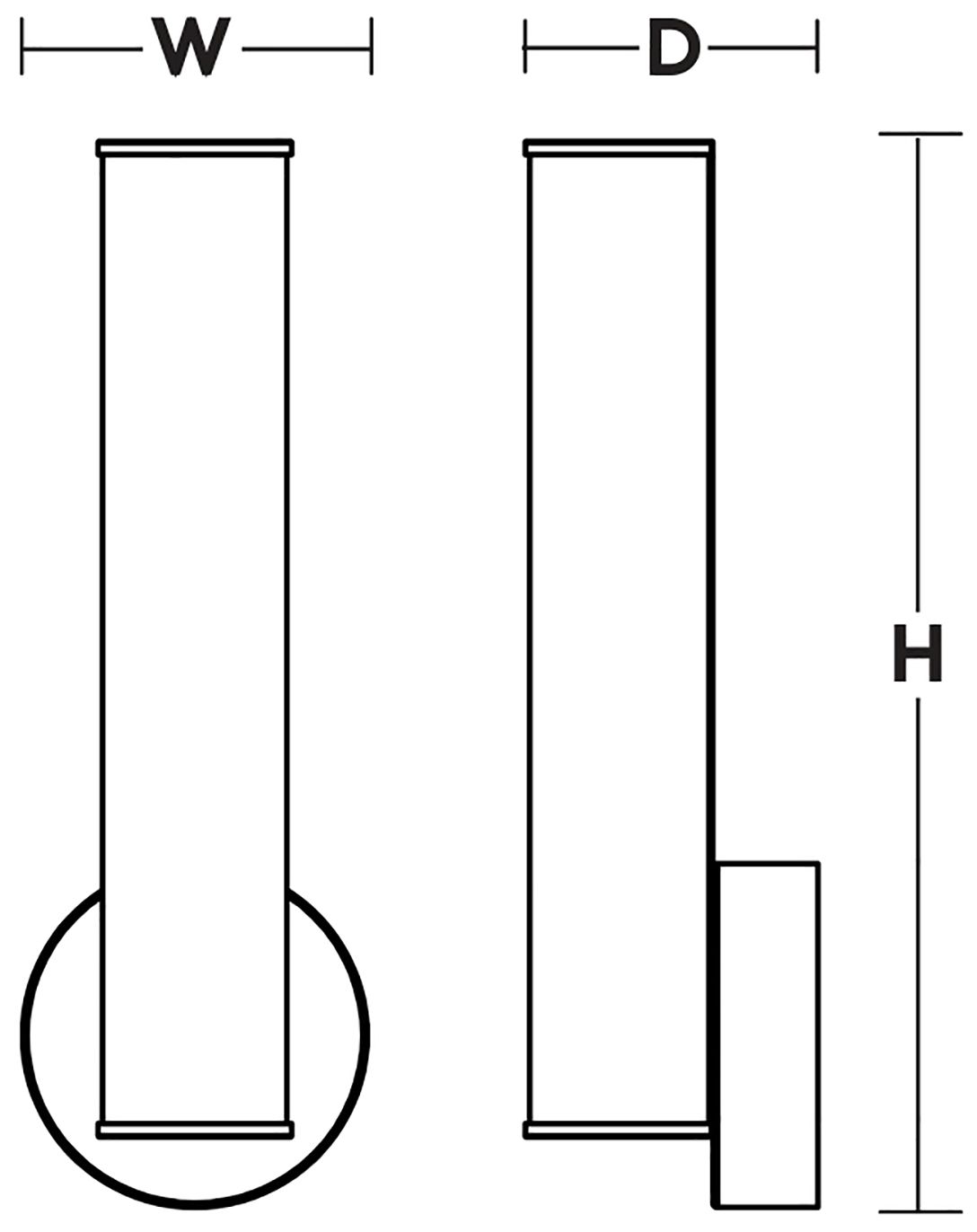 Image 4 Leia 14" High Black LED Wall Sconce more views