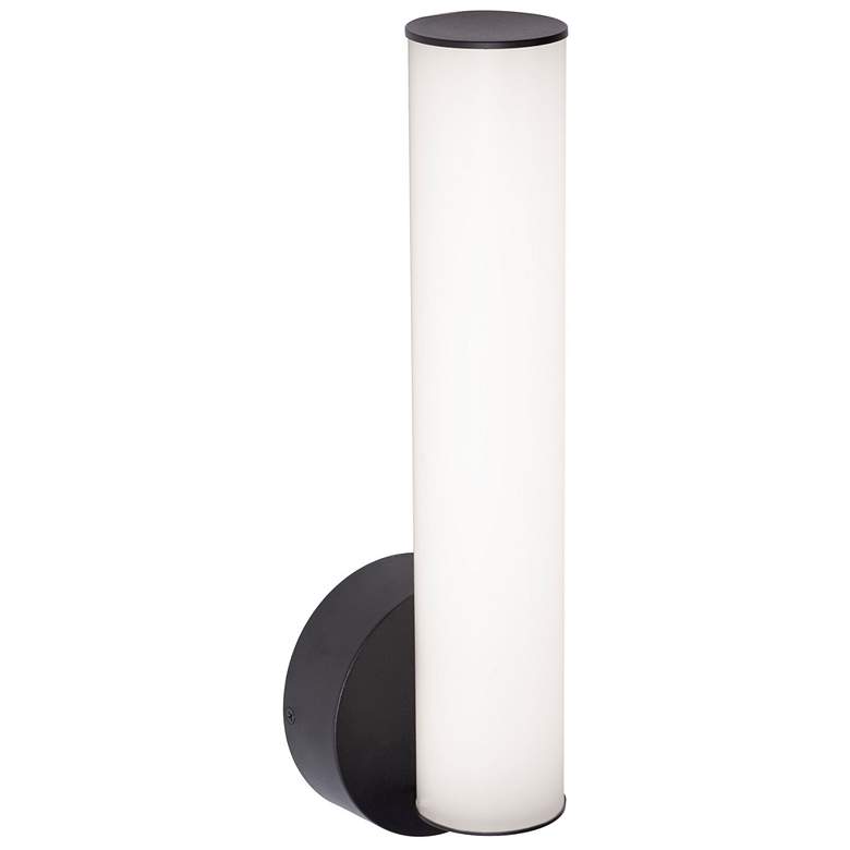 Image 1 Leia 14" 14" High Black LED Sconce