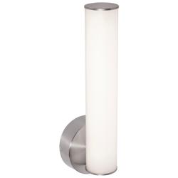 Leia 14&quot; 14&quot; High Satin Nickel LED Sconce