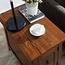 Leick 15" Wide Russet Finish Mission Style End Table